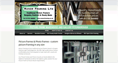 Desktop Screenshot of manorframing.co.uk